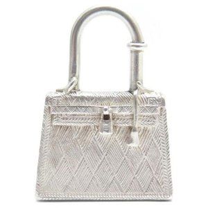 Hermès Kelly Bag Solid Silver Key Ring/Pendant - Africa 1997